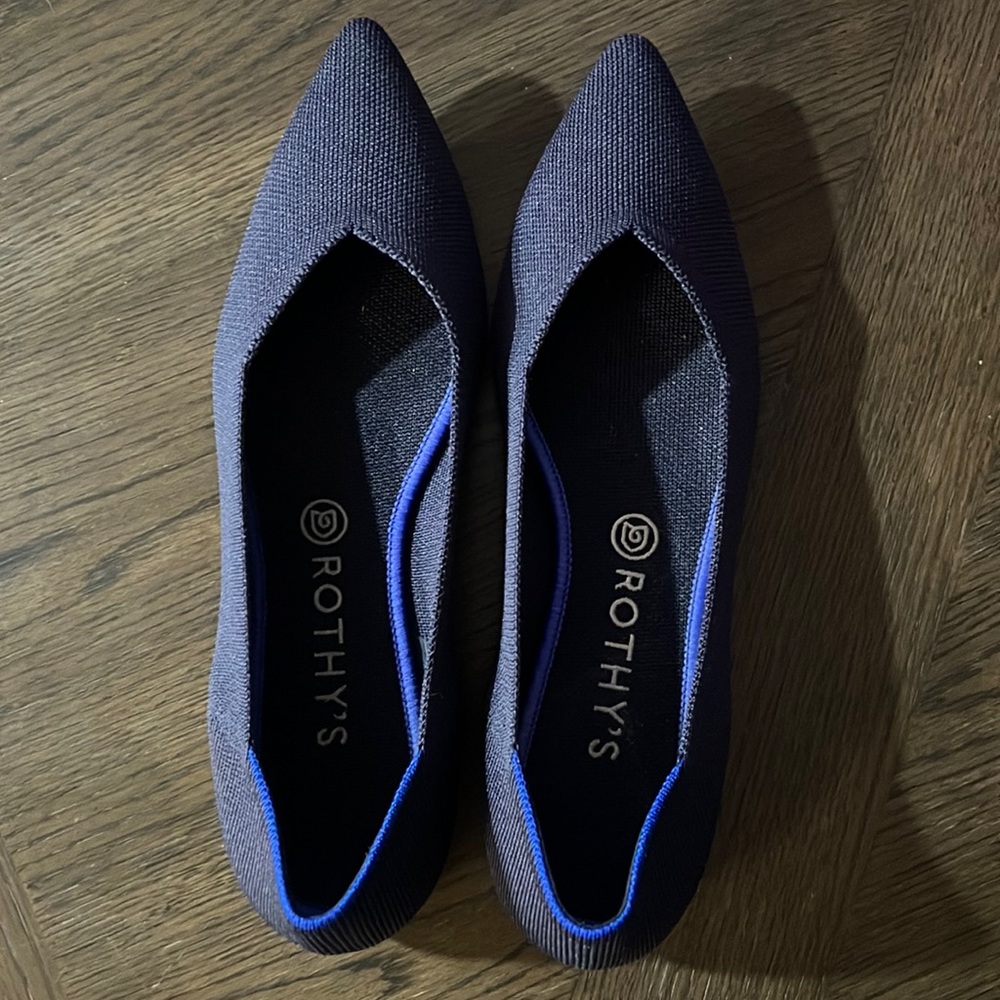 Rothy’s size 11 shoes Navy Blue